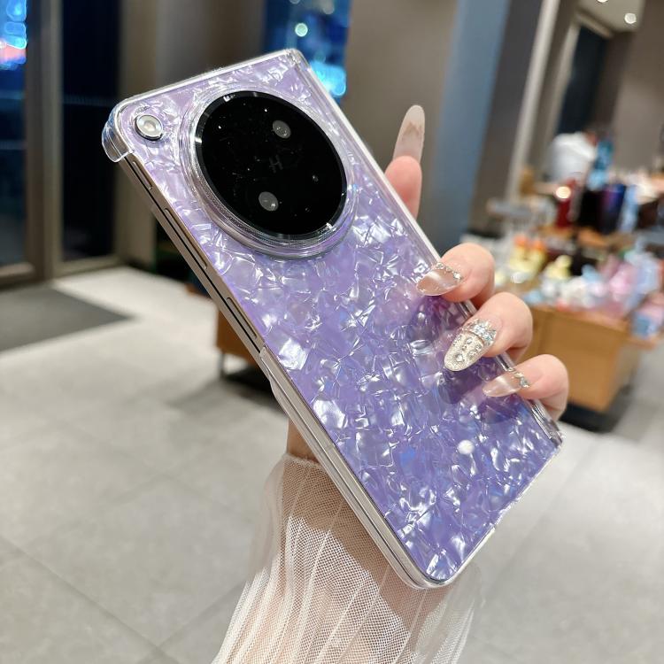 For OPPO Find N6 5G Magnetic Axis Pearlescent Shell Texture Phone Case