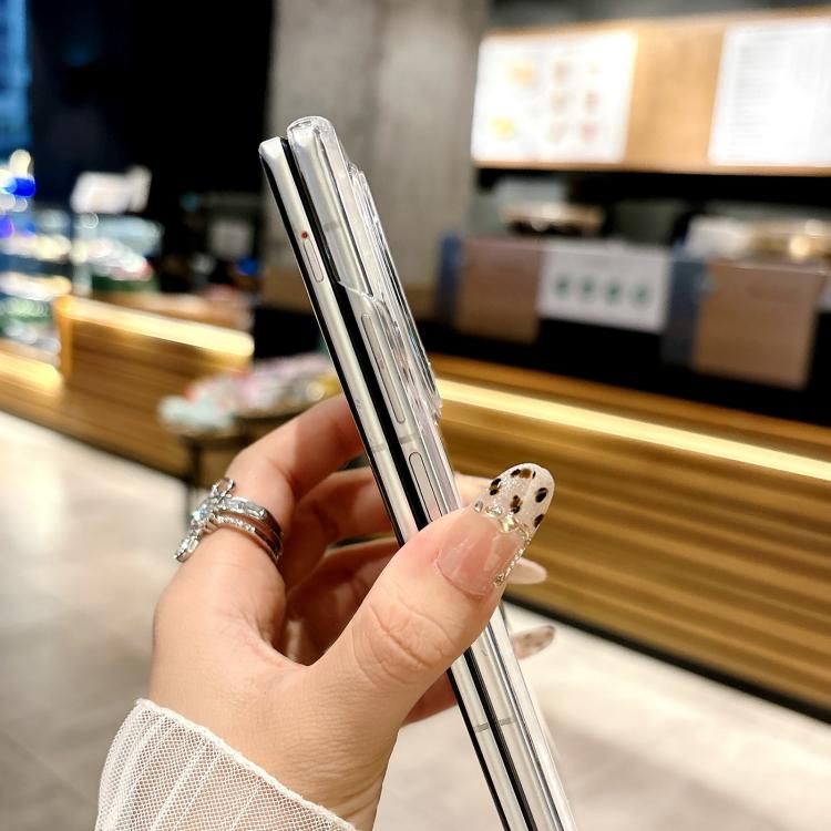 For vivo X Fold3 Pro Magnetic Axis Pearlescent Shell Texture Phone Case