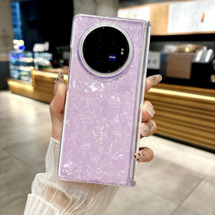 For vivo X Fold3 Pro Magnetic Axis Pearlescent Shell Texture Phone Case