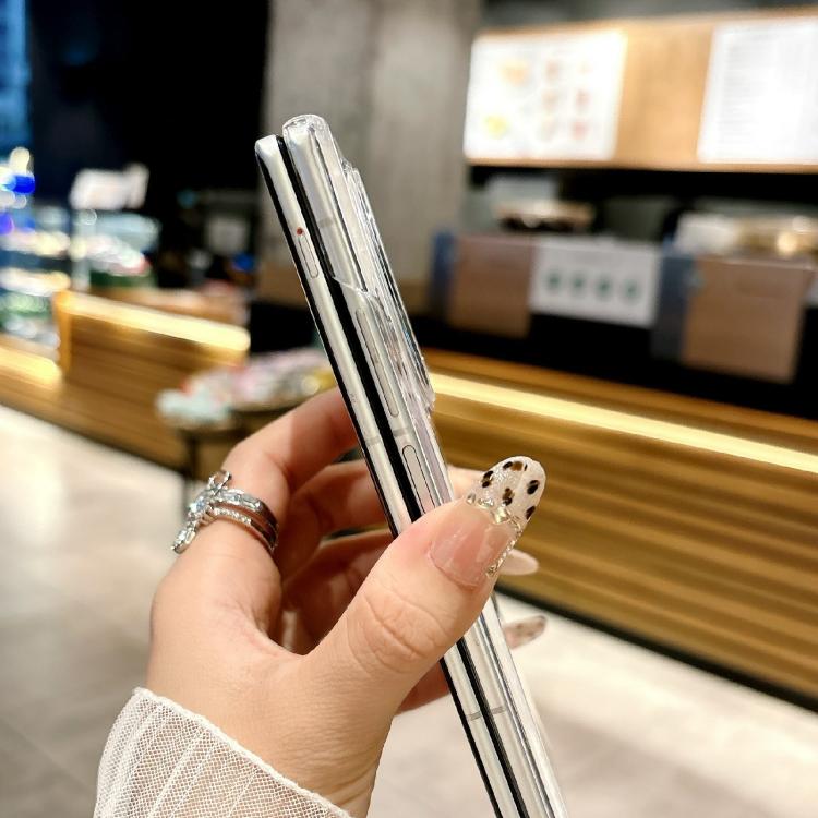 For vivo X Fold5 Magnetic Axis Pearlescent Shell Texture Phone Case