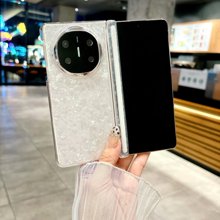For Huawei Mate X5 Magnetic Axis Pearlescent Shell Texture Phone Case
