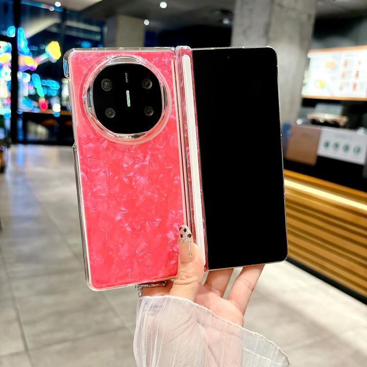 For Huawei Mate X5 Magnetic Axis Pearlescent Shell Texture Phone Case