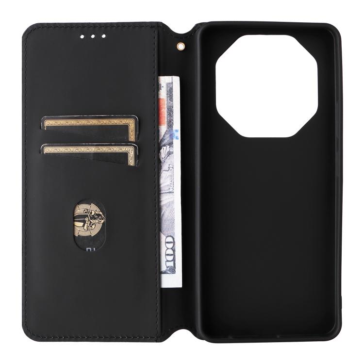 For Blackview Shark 6 / Oscal Tiger 8 Cubic Grid Texture Flip Leather Phone Case