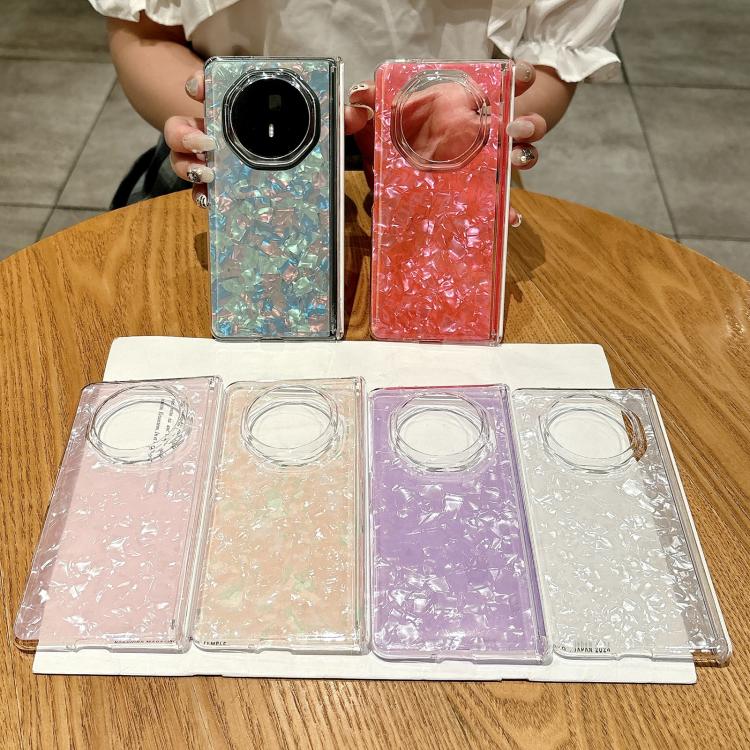 For Honor Magic V3 Magnetic Axis Pearlescent Shell Texture Phone Case