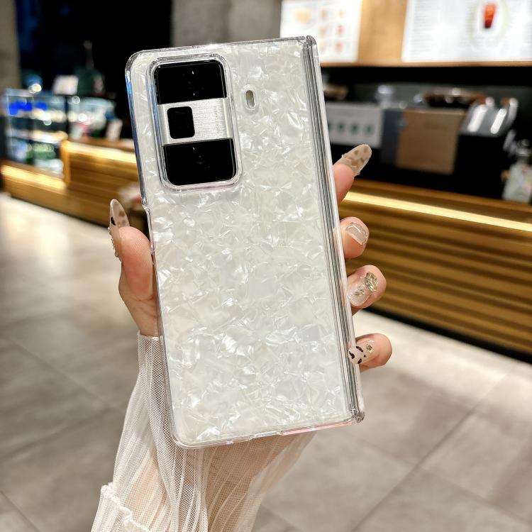 For Honor Magic Vs3 Magnetic Axis Pearlescent Shell Texture Phone Case