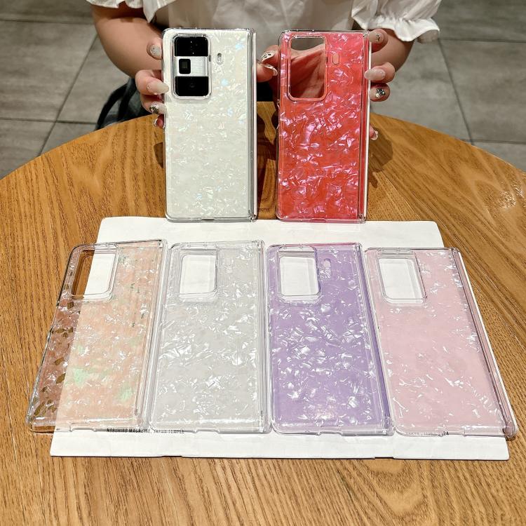 For Honor Magic Vs3 Magnetic Axis Pearlescent Shell Texture Phone Case