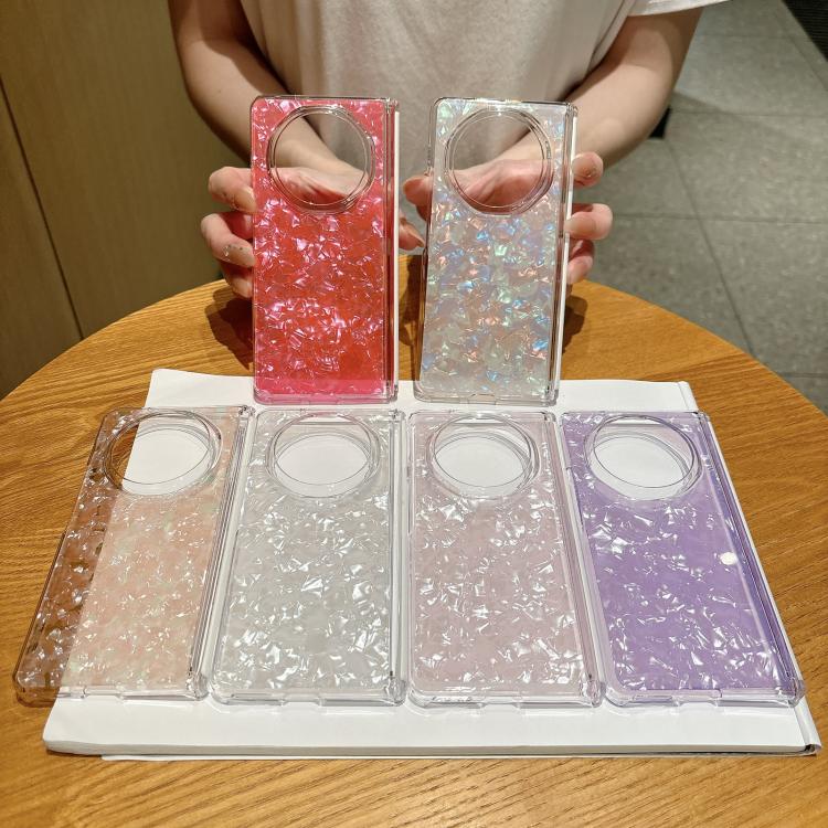 For Honor Magic V6 Magnetic Axis Pearlescent Shell Texture Phone Case