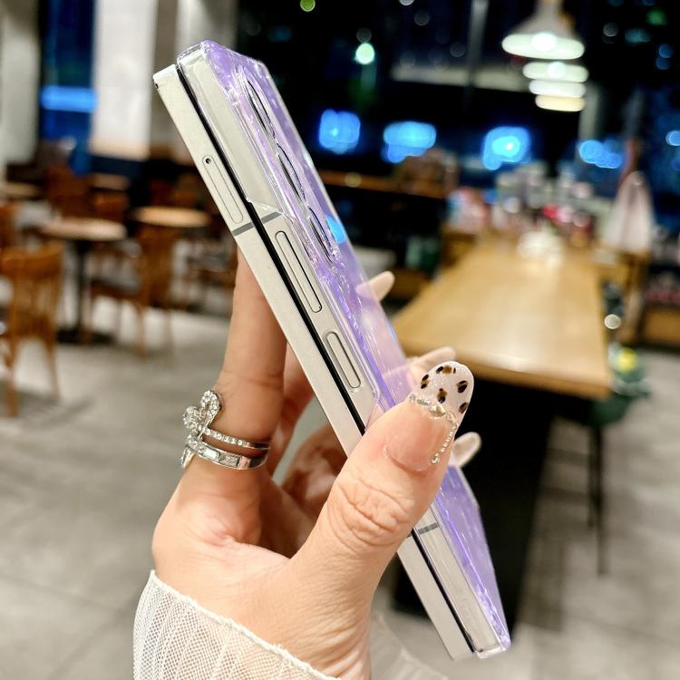 For Samsung Galaxy Z Fold4 5G Magnetic Axis Pearlescent Shell Texture Phone Case
