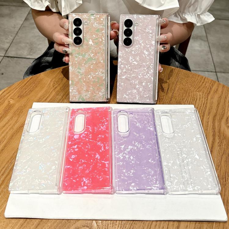 For Samsung Galaxy Z Fold6 5G Magnetic Axis Pearlescent Shell Texture Phone Case