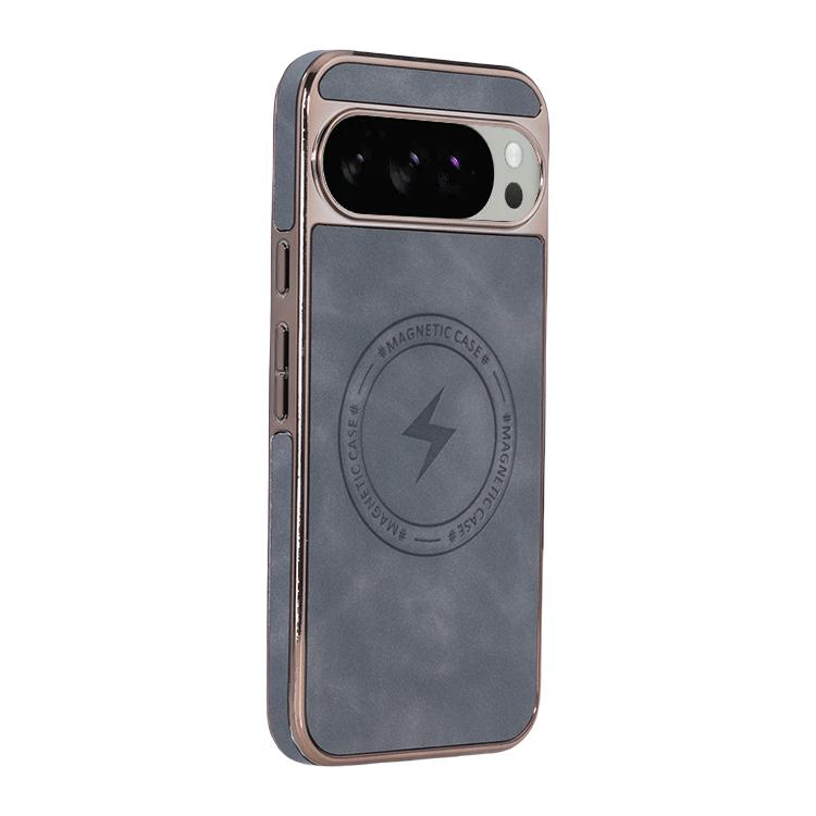 For Google Pixel 10 Pro XL Electroplated PC Sheepskin Invisible Magnetic MagSafe Phone Case