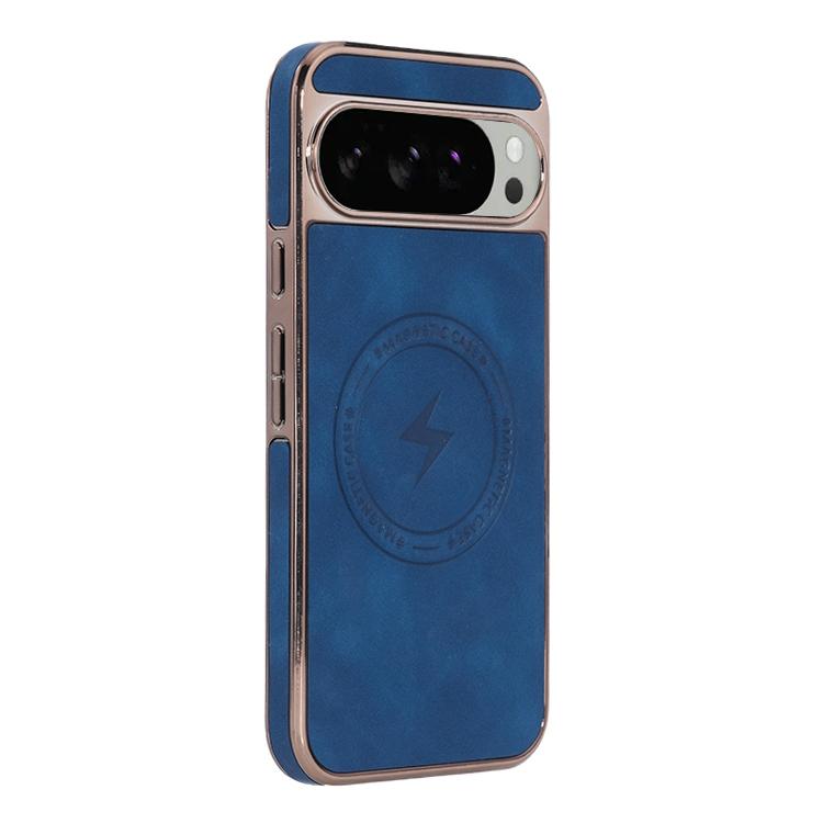 For Google Pixel 10 Pro XL Electroplated PC Sheepskin Invisible Magnetic MagSafe Phone Case