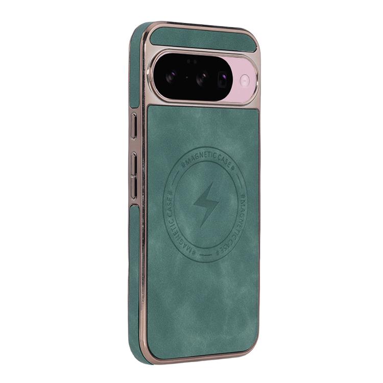For Google Pixel 10 / 10 Pro Electroplated PC Sheepskin Invisible Magnetic MagSafe Phone Case