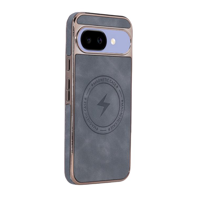 For Google Pixel 9a Electroplated PC Sheepskin Invisible Magnetic MagSafe Phone Case