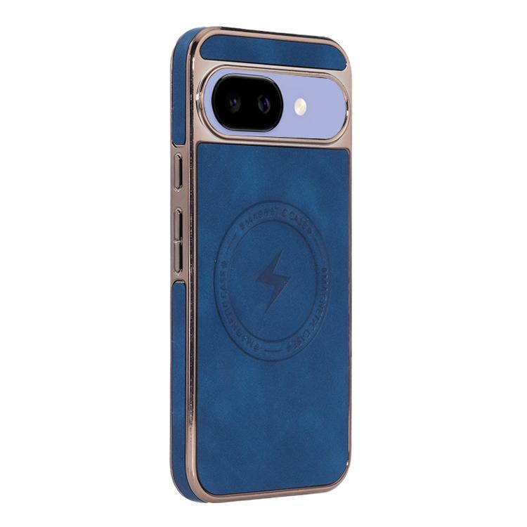 For Google Pixel 9a Electroplated PC Sheepskin Invisible Magnetic MagSafe Phone Case
