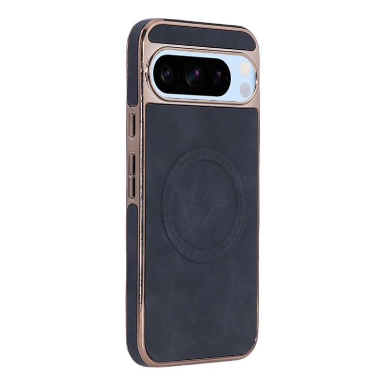 For Google Pixel 8 Pro Electroplated PC Sheepskin Invisible Magnetic MagSafe Phone Case