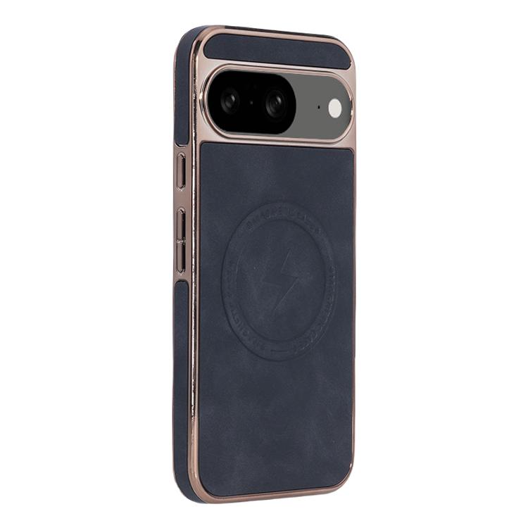 For Google Pixel 8 Electroplated PC Sheepskin Invisible Magnetic MagSafe Phone Case