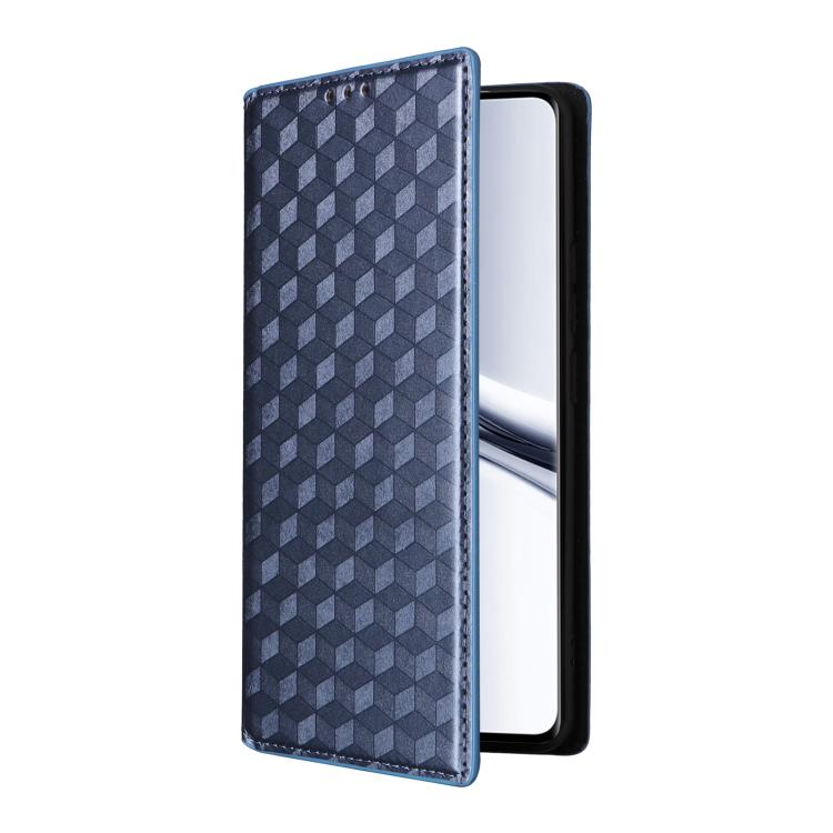 For Redmi Note 15 5G / 4G 164mm / Poco M8 5G Cubic Grid Texture Flip Leather Phone Case