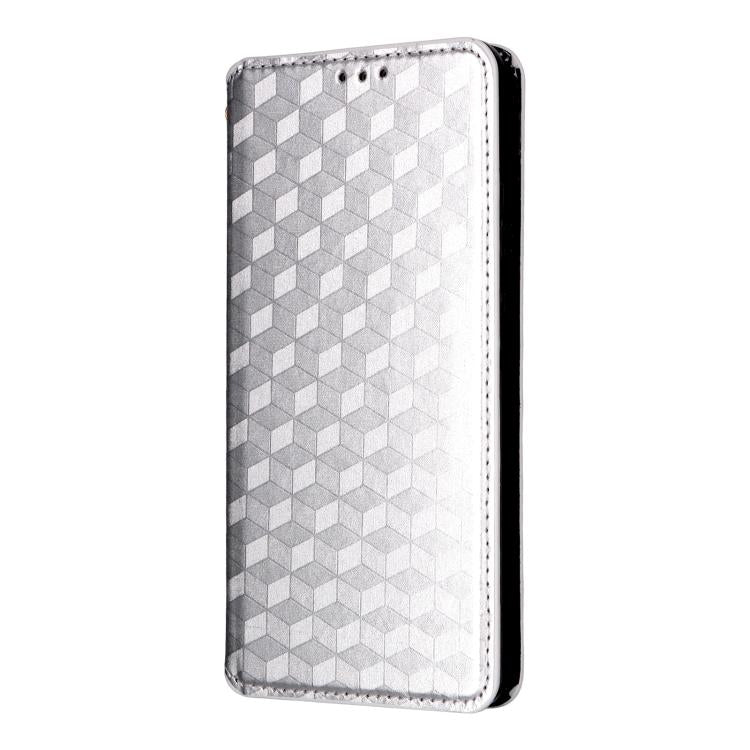 For Motorola Edge 70 5G Cubic Grid Texture Flip Leather Phone Case