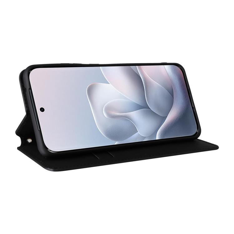 For Motorola Edge 70 Fusion 5G Cubic Grid Texture Flip Leather Phone Case