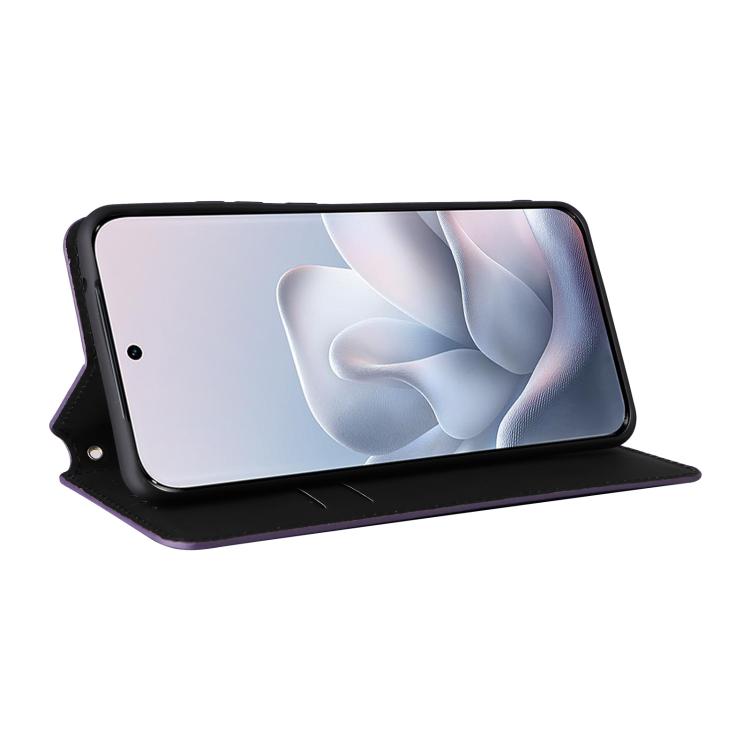 For Motorola Edge 70 Fusion 5G Cubic Grid Texture Flip Leather Phone Case