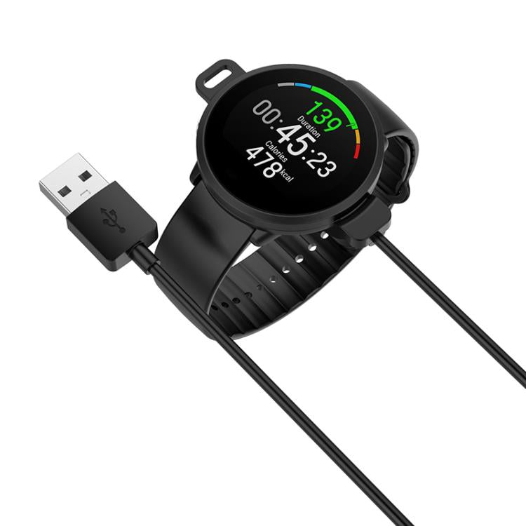 For Polar Unite xDfind USB Port Magnetic Charging Cable, Length: 1m - Black