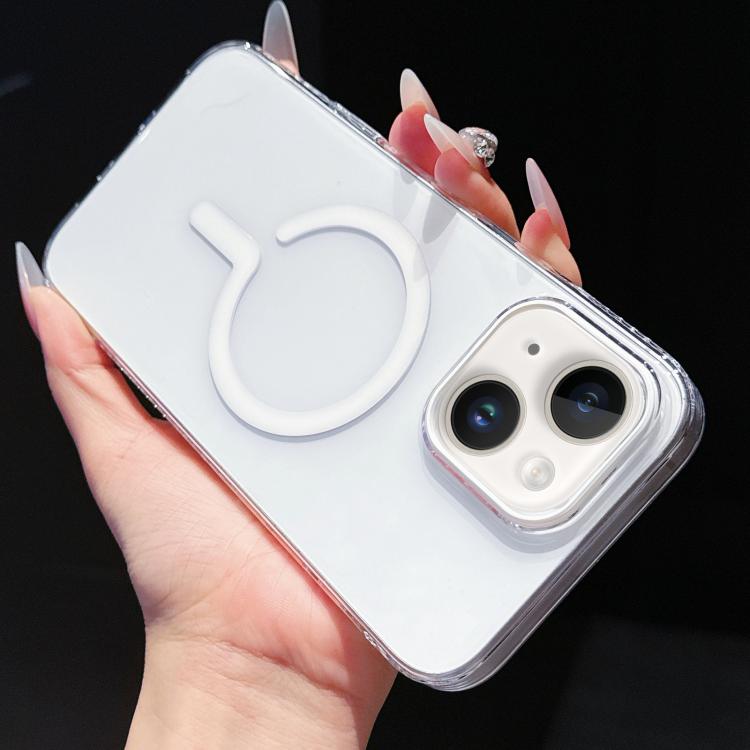 For iPhone 15 High Transparency PC MagSafe Phone Case