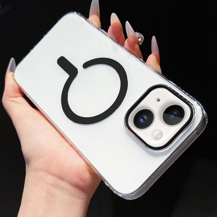 For iPhone 15 High Transparency PC MagSafe Phone Case