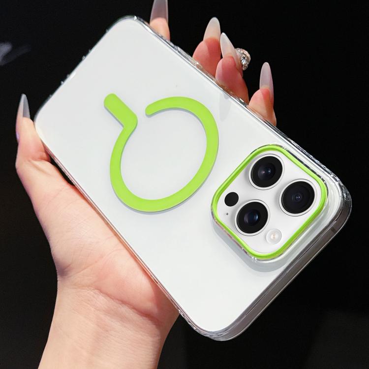 For iPhone 15 Pro High Transparency PC MagSafe Phone Case