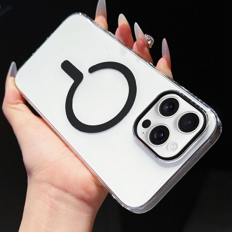 For iPhone 15 Pro Max High Transparency PC MagSafe Phone Case