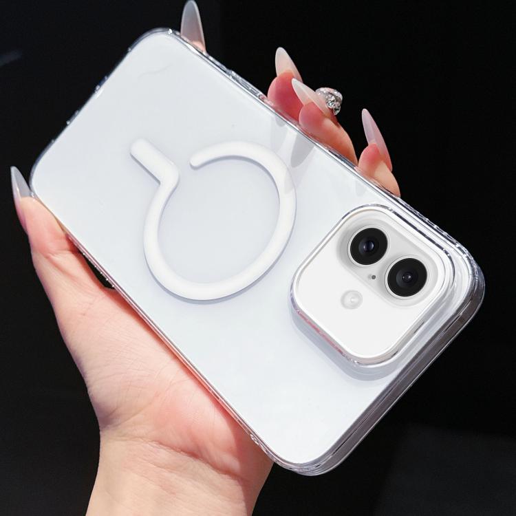 For iPhone 16 High Transparency PC MagSafe Phone Case