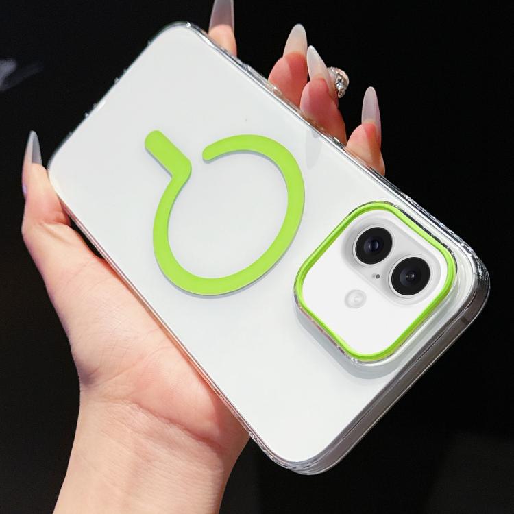 For iPhone 16 High Transparency PC MagSafe Phone Case