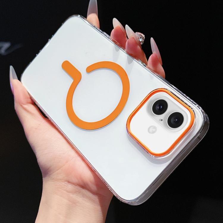For iPhone 16 High Transparency PC MagSafe Phone Case