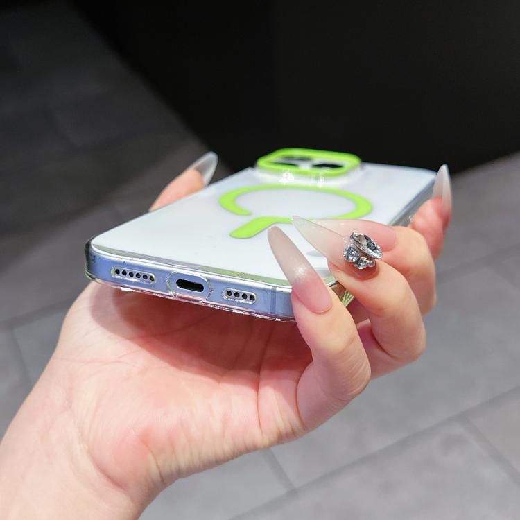 For iPhone 15 Pro Max High Transparency PC MagSafe Phone Case