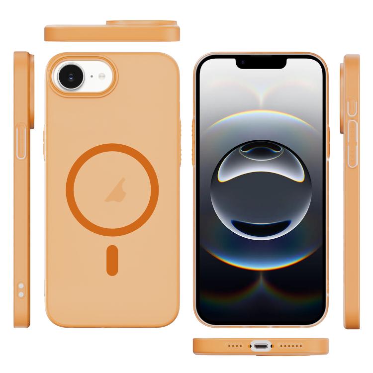 For iPhone 17e / 16e Translucent Frosted Skin PC MagSafe Phone Case