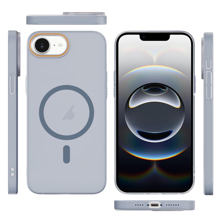 For iPhone 17e / 16e Translucent Frosted Skin PC MagSafe Phone Case
