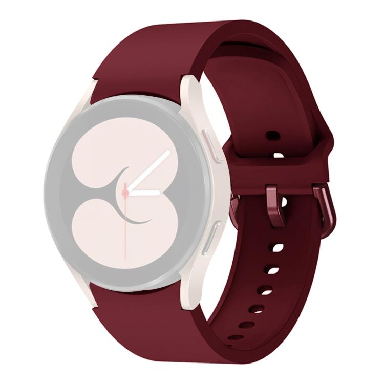 For Samsung Galaxy Watch7 / Watch FE 40mm xDfind Solid Color Colorful Buckle Quick Release Silicone Watch Band