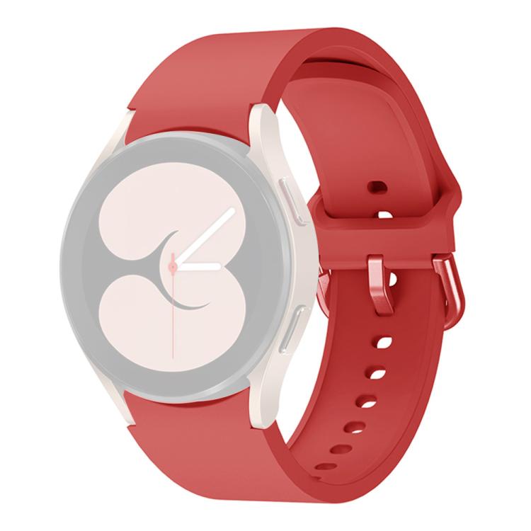 For Samsung Galaxy Watch7 / Watch FE 40mm xDfind Solid Color Colorful Buckle Quick Release Silicone Watch Band