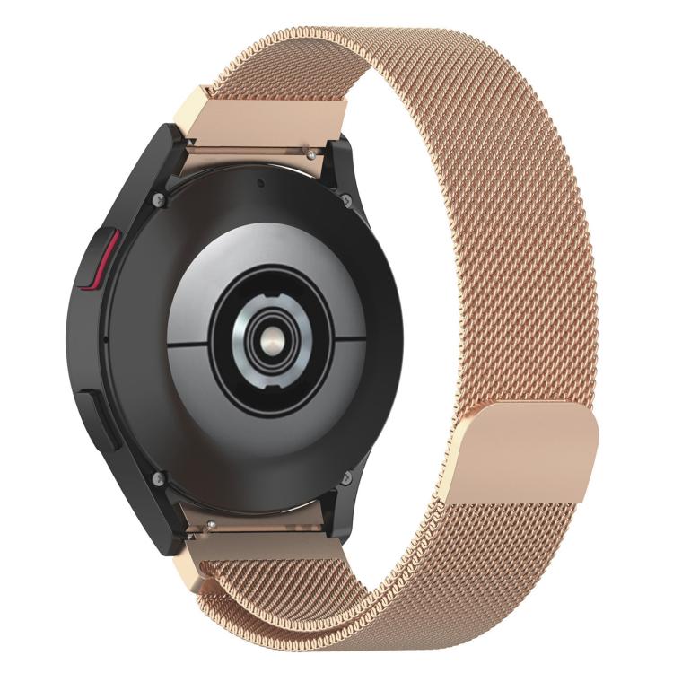 For Samsung Galaxy Watch7 / FE / 6 / 5 / 4 xDfind Milan Magnetic Quick Release Stainless Steel Watch Band