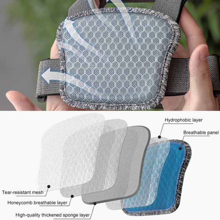 10 in 1 360 Phone Clamp Quick Release Body Mount Belt Chest Strap with Mount & Screw - Grey