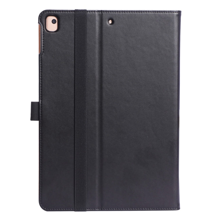 For iPad 10.2 / iPad Air 10.5 / iPad Pro 10.5 inch Retro Texture PU Horizontal Flip Leather Case with Holder & Card Slots & Hand Strap