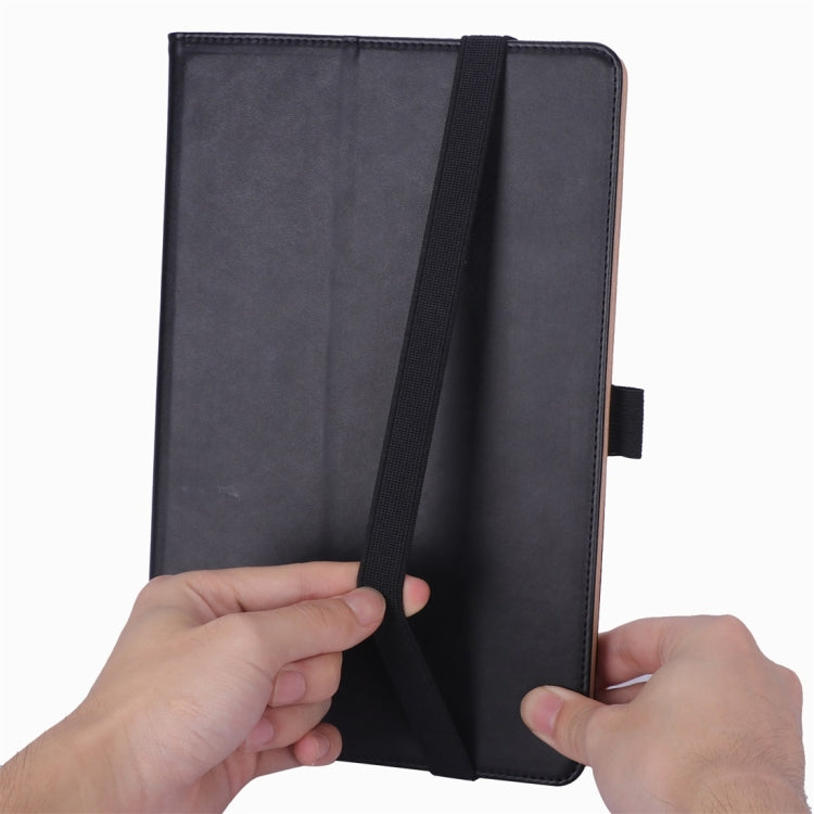 For iPad 10.2 / iPad Air 10.5 / iPad Pro 10.5 inch Retro Texture PU Horizontal Flip Leather Case with Holder & Card Slots & Hand Strap