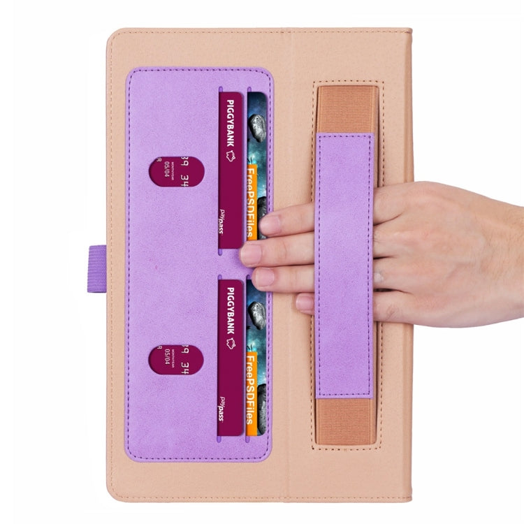 For iPad 10.2 / iPad Air 10.5 / iPad Pro 10.5 inch Retro Texture PU Horizontal Flip Leather Case with Holder & Card Slots & Hand Strap