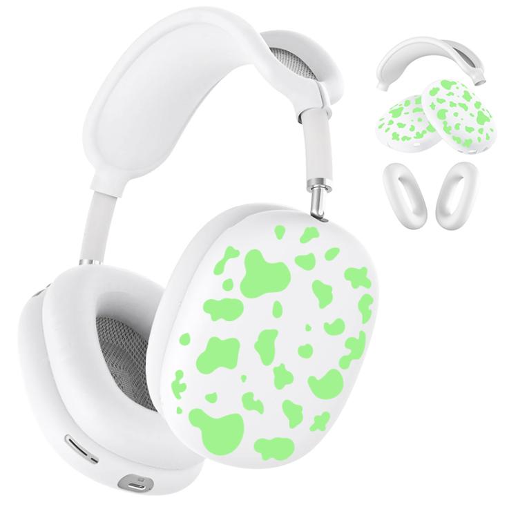 For Apple AirPods Max 2 / Max 3 in 1 Cow Texture Headphones Silicone Protective Case