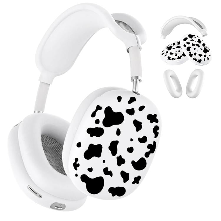 For Apple AirPods Max 2 / Max 3 in 1 Cow Texture Headphones Silicone Protective Case