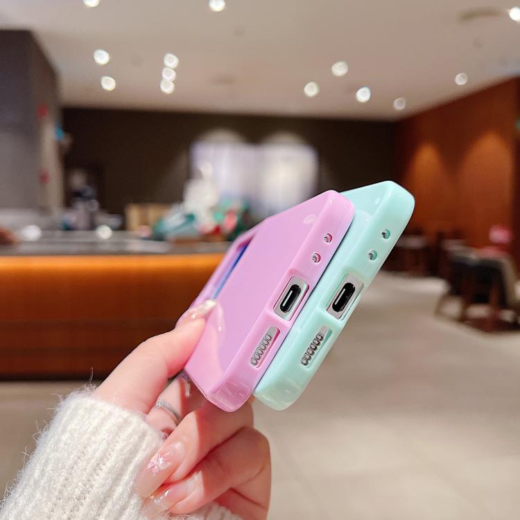 For Samsung Galaxy Z Flip6 / Flip7 FE Skin Feel Solid Color Folding Buckle TPU Phone Case