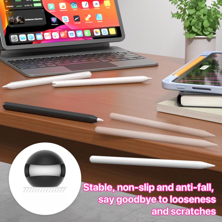 For Apple Pencil 2 / Pro Integrated Anti-roll Silicone Protective Stylus Pen Case