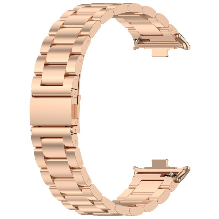 For Redmi Band 3 / Xiaomi Smart Band 9 Active xDfind Three Beads Metal Watch Band