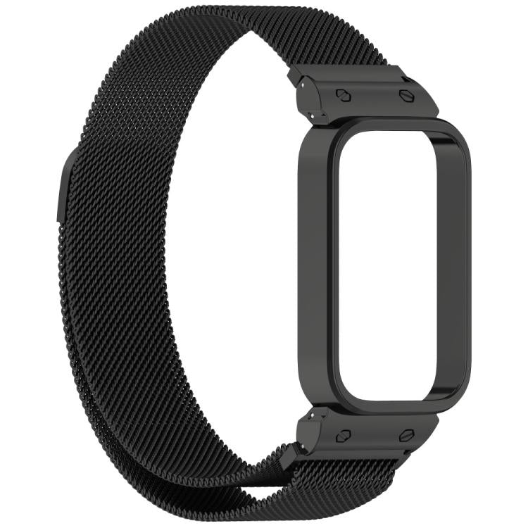For Xiaomi Band 10 Pro/9 Pro/Redmi Watch 6/5/4 xDfind Watch Frame Integrated Milan Magnetic Metal Watch Band
