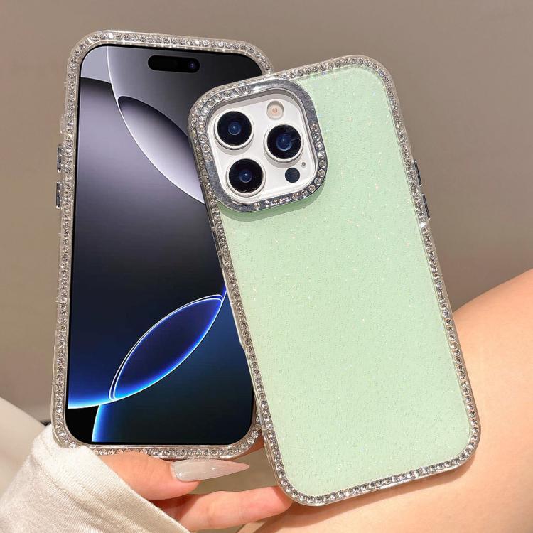 For iPhone 16 Pro Max Colorful Glitter TPU Hybrid IMD Full Coverage Phone Case