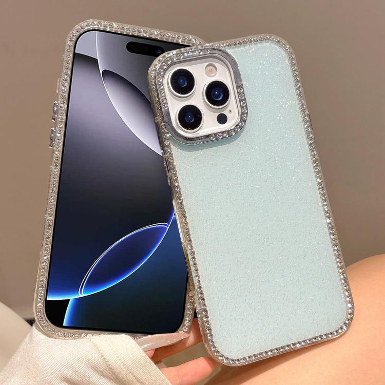 For iPhone 16 Pro Max Colorful Glitter TPU Hybrid IMD Full Coverage Phone Case